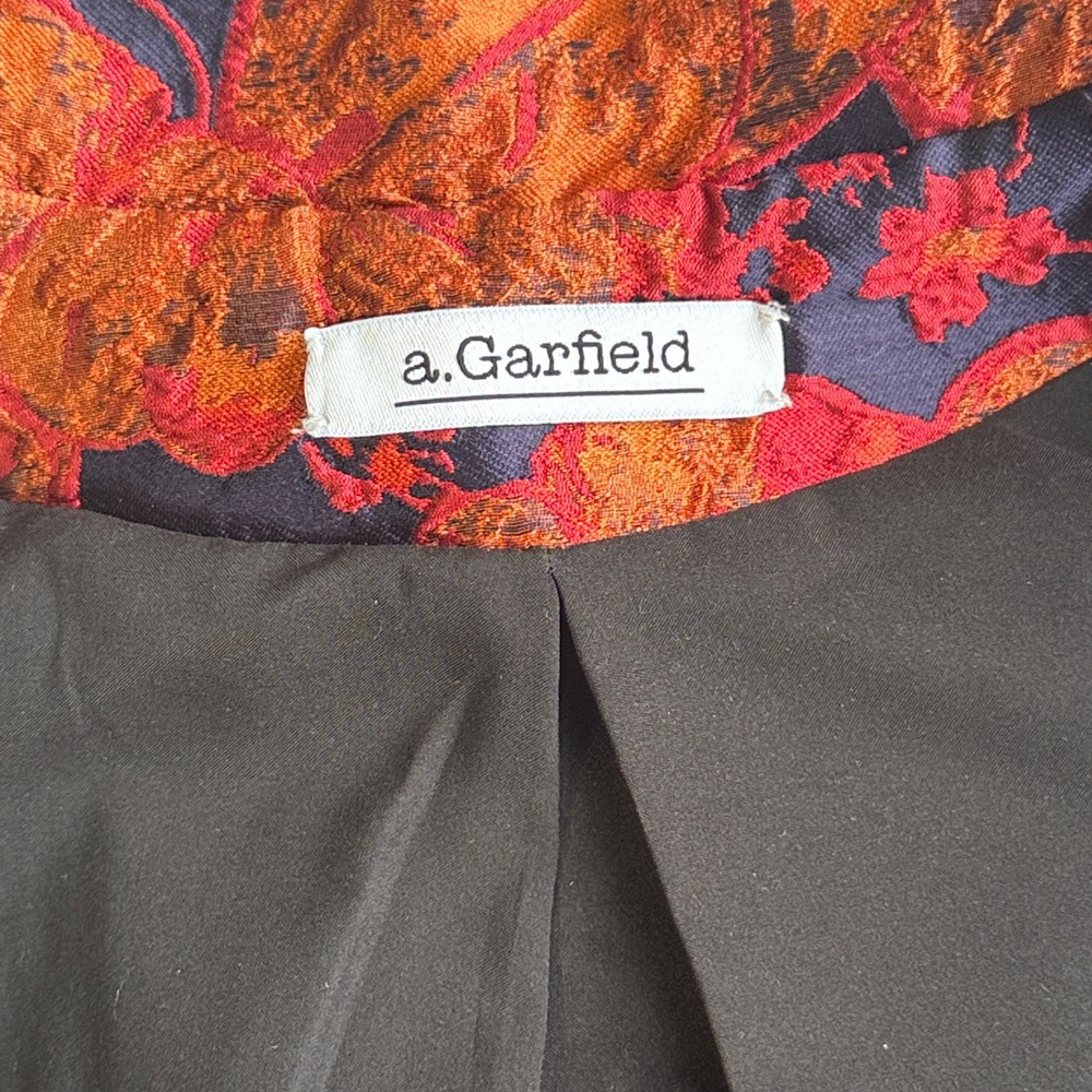 1960s Style Brocade Swing Jacket “Jackie O” Evening Coat • Mandarin Collar - Picture 10 of 15